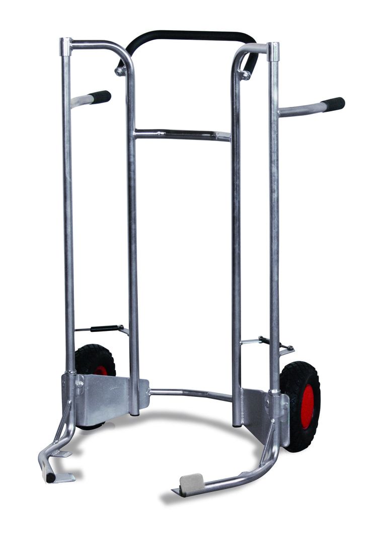 Reifenkarre - Traglast 200 kg - 1.150 x 695 x 705 mm (HxBxT) - Luftbereifung - enzianblau