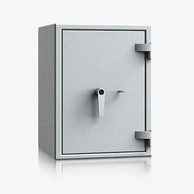 Dokumentensafe, Aktentresor, Geldschrank, Möbeltresor, VdS B S2, 60 Min feuerfest, Tür 1-flügelig, Höhe wählbar, 463 x 427 mm (BxT), Farbe lichtgrau