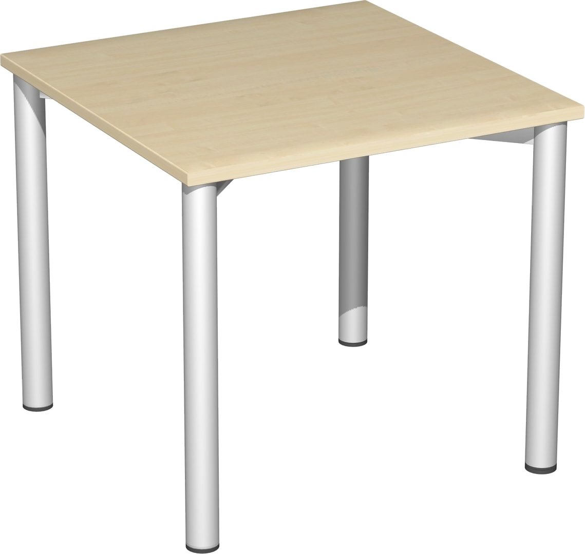 Schreibtisch - 4-Fuß Flex - Bürotisch - 720 x 1.200 x 600 mm (HxBxT) - Gestell anthrazit - Ahorn