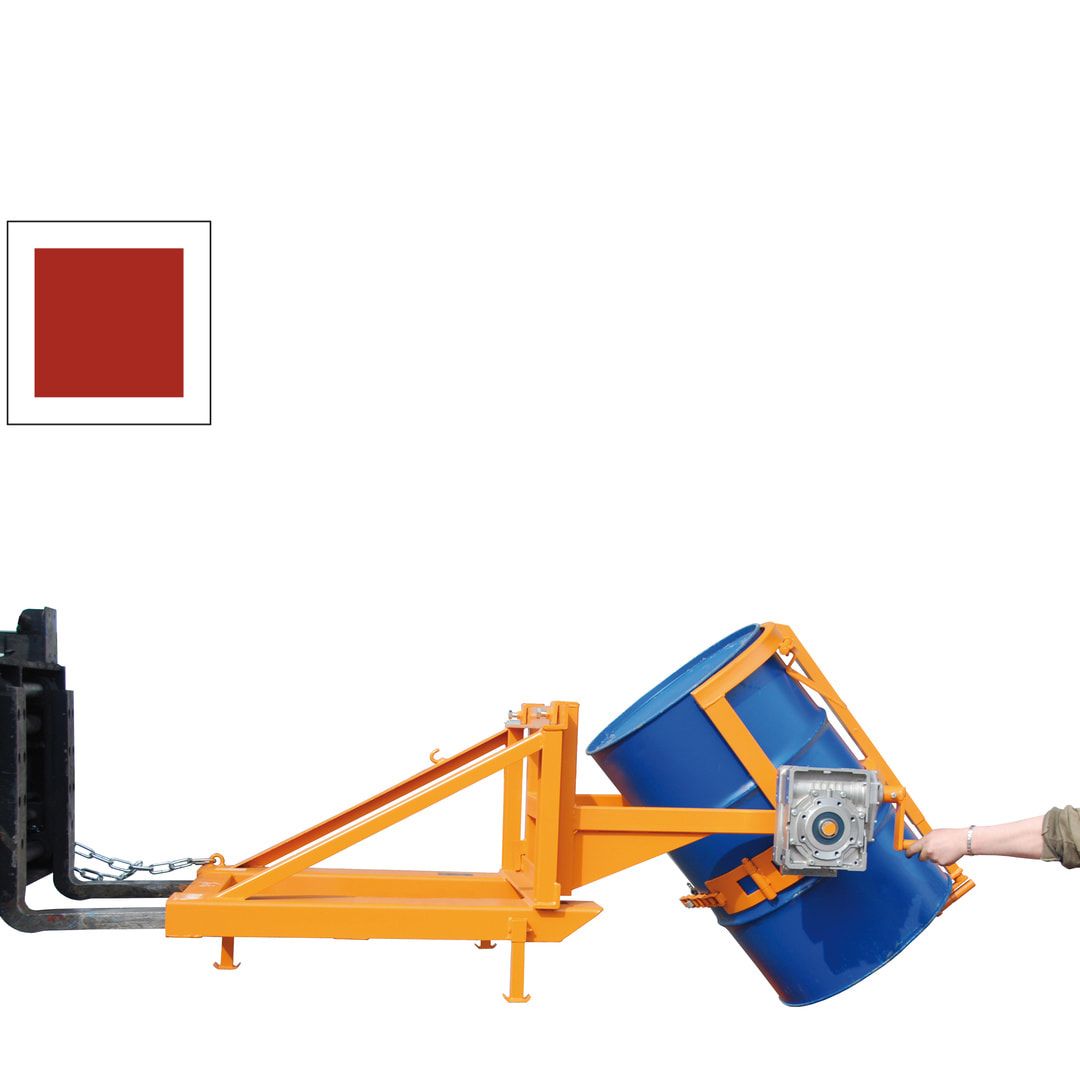 BAUER Fasskipper - Fassdurchmesser 490-590 mm - 360 kg - Endloskette - feuerrot