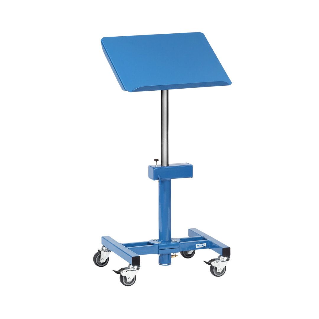 Fetra - Fahrbarer Materialständer - 150 kg - (H) 510 bis 700 mm höhenverstellbar - mit pneumat. Absenkdämpfung
