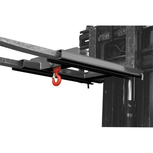 Eichinger Lasthaken für Stapler/Kran für 1 Staplerzinken, Zinken-QS 200 x 80 mm (BxH), 510 x 210 x 400 mm (HxBxT), Gewicht 15 kg, Farbe anthrazitgrau