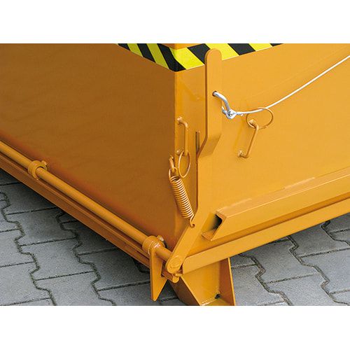 Eichinger Klappbodenbehälter, 1.000 Liter, stapelbar, Traglast 2.000 kg, Maße 1.070 x 1.000 x 1.330 mm (HxBxT), Farbe anthrazitgrau