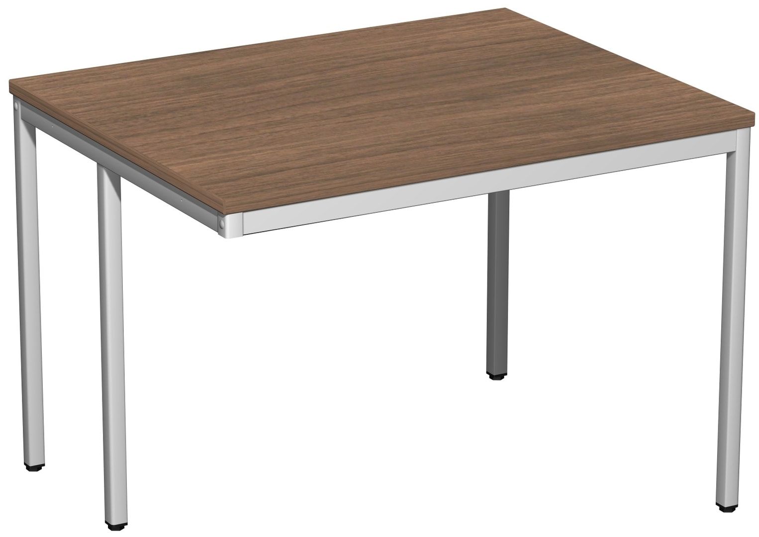Schreibtisch - 4-Fuß Eco - Bürotisch - 720 x 1.000 x 800 mm (HxBxT) - Gestell lichtgrau - Ahorn