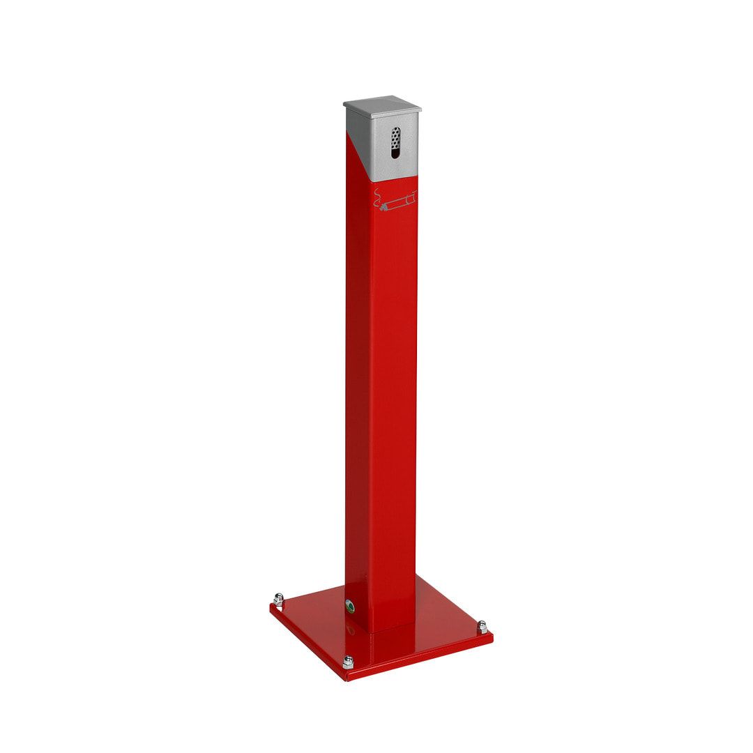 Standascher eckig - 2 l - 1.005 x 300 x 300 mm (H x B x T) - anthrazit