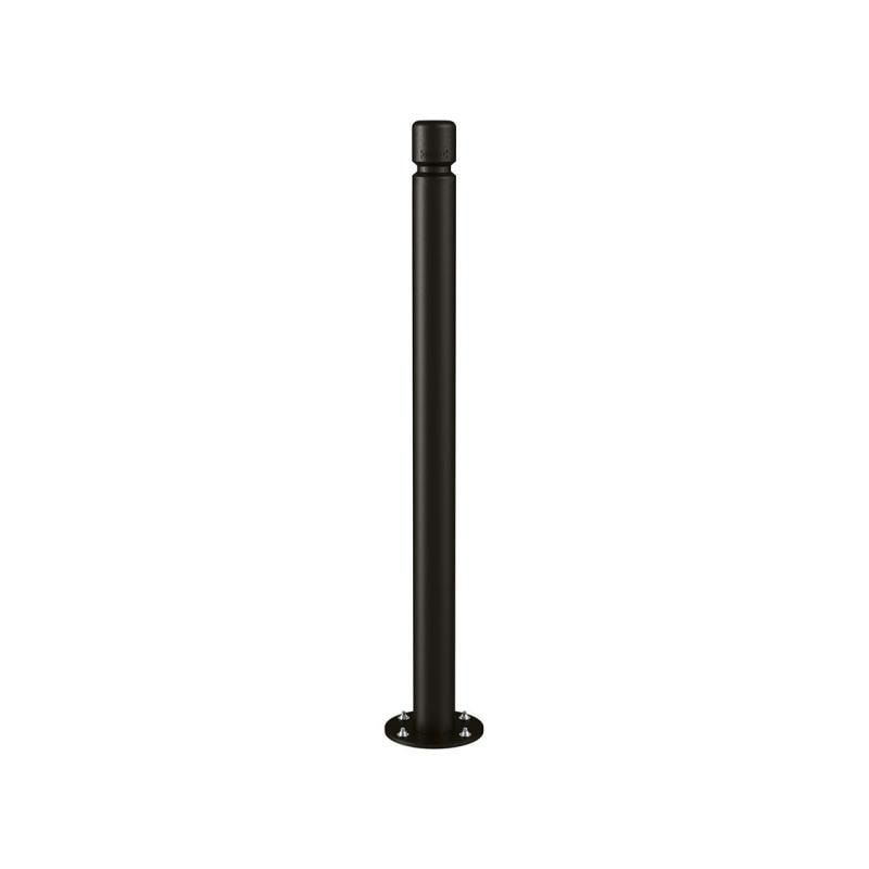 Neigbarer Pfosten mit Flachkopf - 76 x 1.100 mm (DxH) - Farbe enzianblau - Pfosten mit Gelenk - beweglicher Pfosten