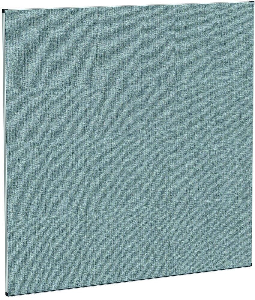 Stellwand, Trennwand, Raumteiler, Sichtschutz, schallabsorbierend, Stoffbespannung, pinnbar, Alurahmen, 1.200 x 1.000 x 27 mm (HxBxT), Calypso rot