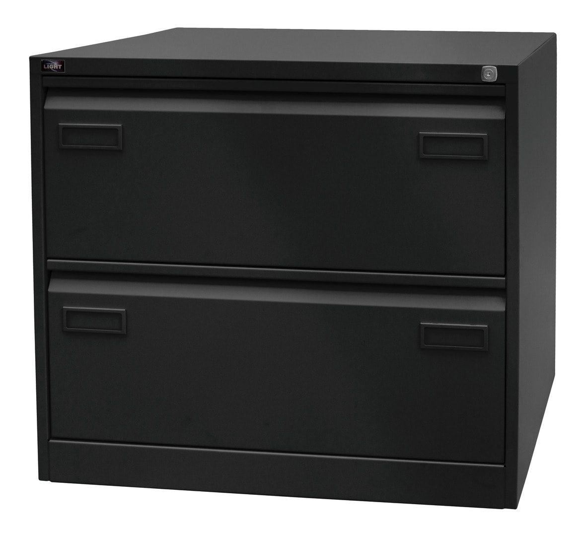 Bisley Light Hängeregistraturschrank - 2 Schubladen - doppelbahnig - Farbe blau