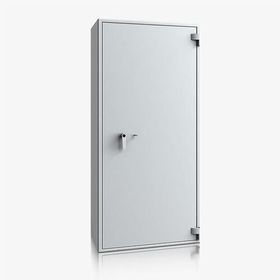 Dokumententresor, Geldschrank, Safe, VdS Klasse 1, 60 Minuten feuerfest, Türen 1-flügelig, Höhe wählbar, 886 x 445 mm (BxT), Farbe lichtgrau