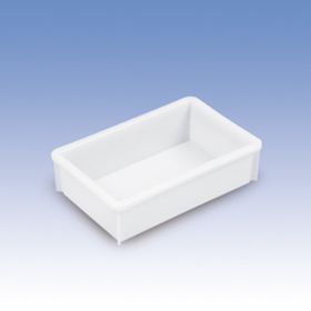 Eckiger Behälter - PE - 35 l - Farbe wählbar - 2 Stk. - BxLxH 580x360x215 mm