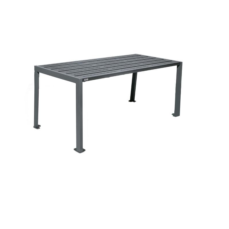 Tisch aus Stahl - verzinkt und beschichtet - 750 x 1.800 x 798 mm (HxBxT) - Farbe enzianblau