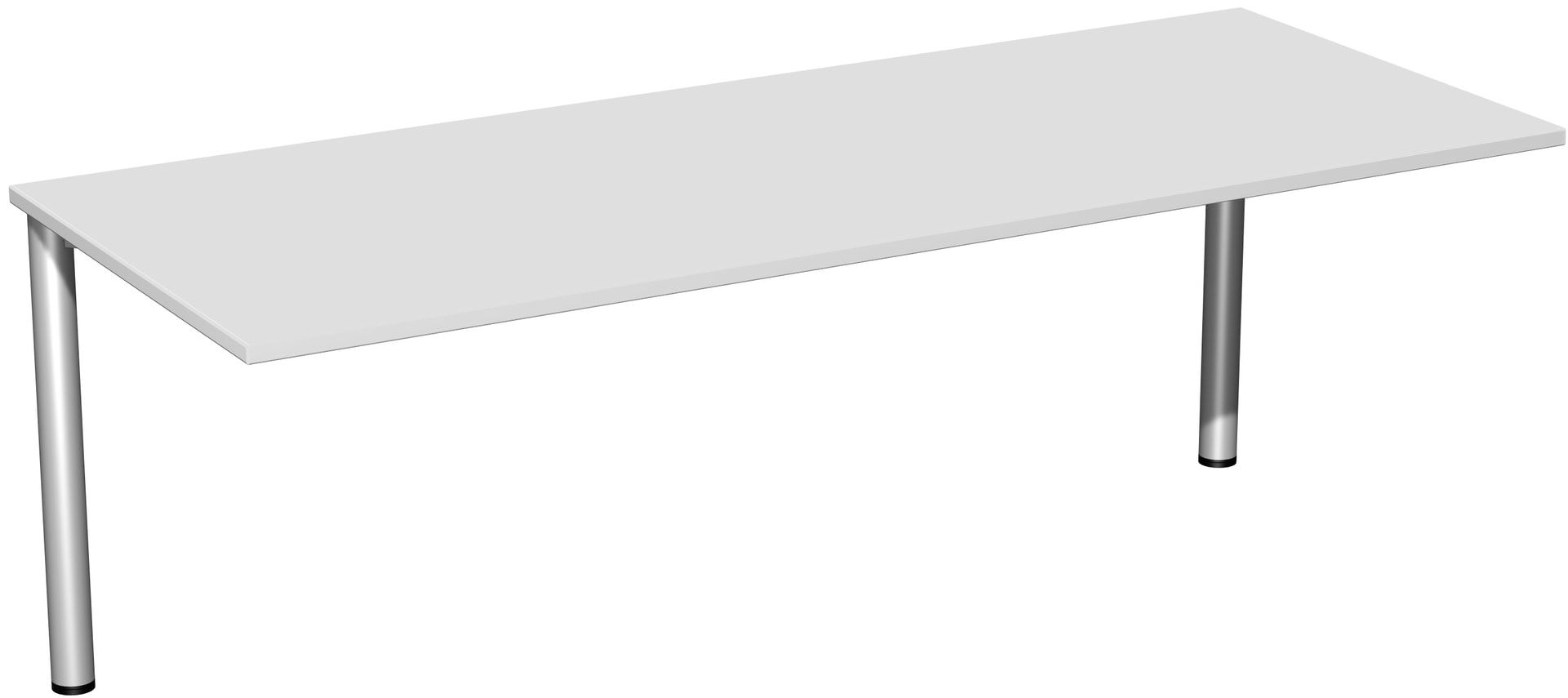 Schreibtisch - 4-Fuß Flex - Bürotisch - 720 x 1.000 x 800 mm (HxBxT) - Gestell anthrazit - Ahorn
