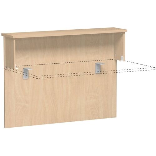 Anbau Thekenelement, Anbaumodul, 25 mm Dreischicht-Feinspan, 1.025 x 1.000 x 300 mm (HxBxT), Dekor Ahorn
