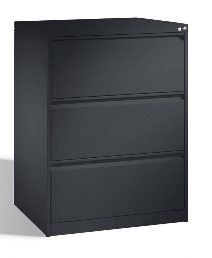 Hängeregisterschrank, Hängeregistratur, Aktenschrank, DIN A4, 3 Auszüge, zweibahnig, Farbe wählbar, Front wählbar, 1.045 x 787 x 590 mm (HxBxT)