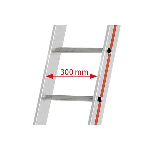 Aluminium-Seilzugleiter - Dreiteilig - Länge 11.440 mm - Aluleiter Hymer