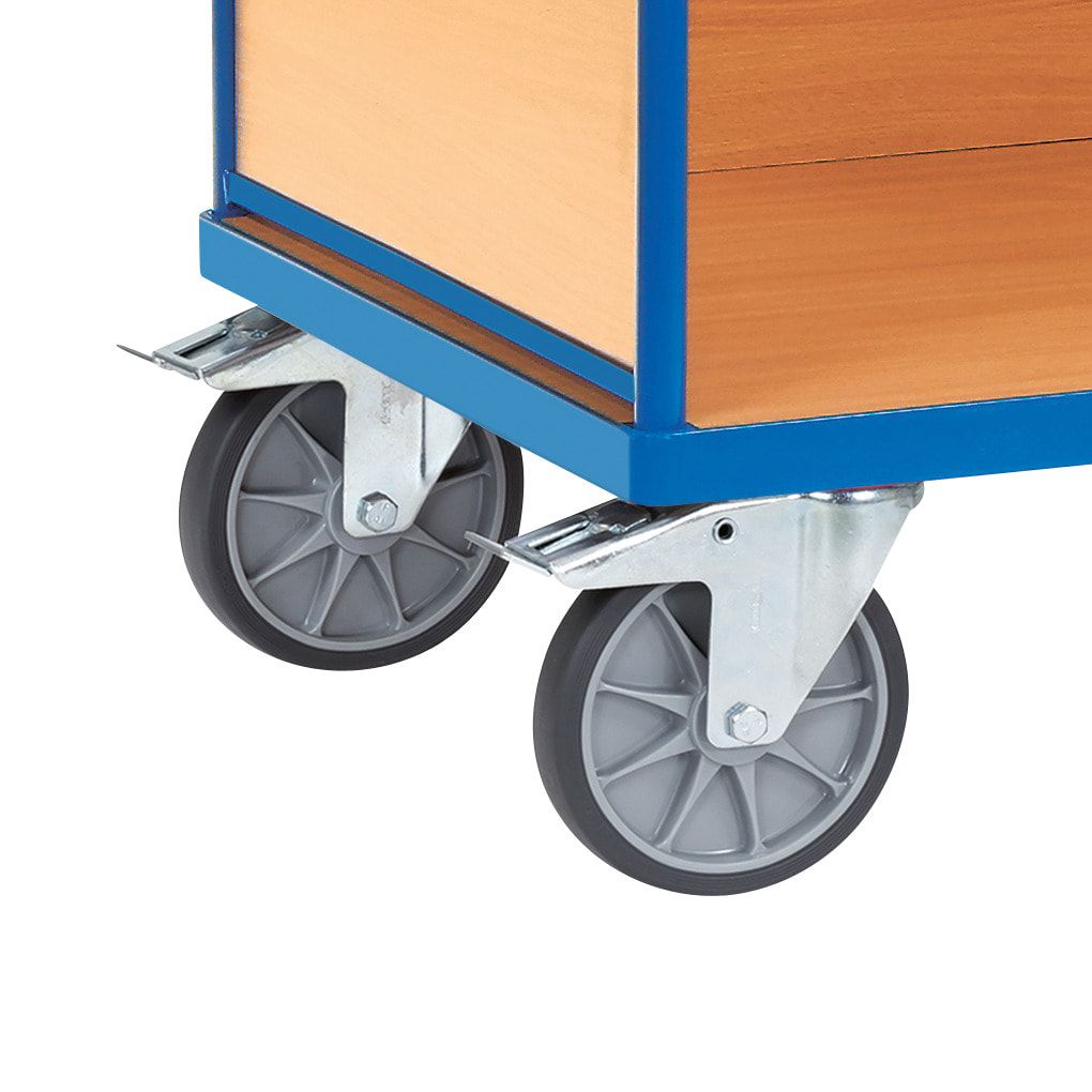 Fetra - Dreiwandwagen - 500 kg Traglast - 948 x 509 x 1.030 mm (HxBxT) - Holzwände