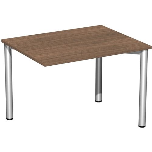 Schreibtisch - 4-Fuß Flex - Bürotisch - 720 x 1.000 x 800 mm (HxBxT) - Gestell anthrazit - Ahorn