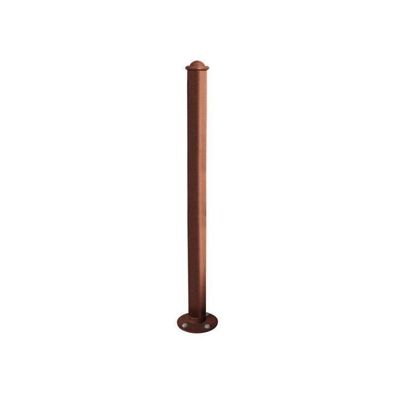 Neigbarer Pfosten mit Helmkopf - 76 x 1.035 mm (DxH) - Farbe enzianblau - Pfosten mit Gelenk - beweglicher Pfosten