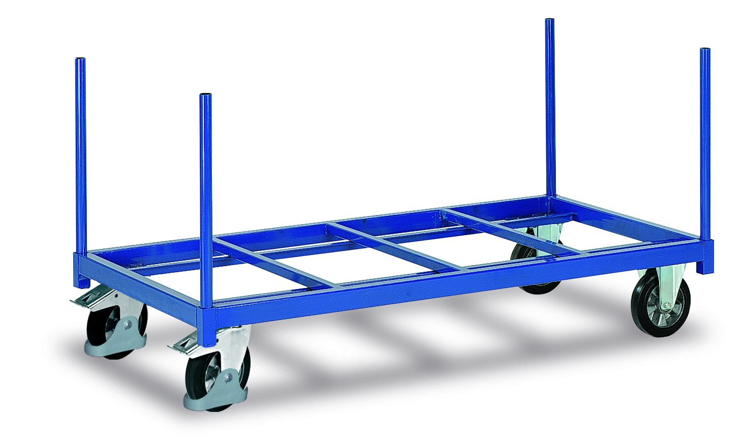 Rungenwagen - Ladefläche 805 x 1.305 mm - Traglast 1.200 kg - inklusive 4 Rungen