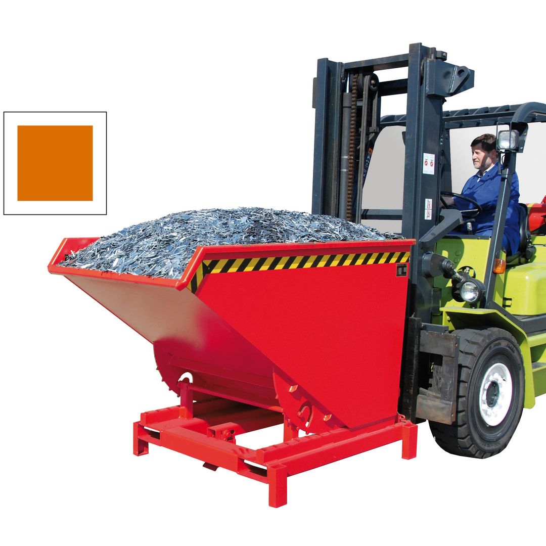 BAUER Schwerlast-Kipper - 4.000 kg - 1.700 l - automatische Entriegelung - blau