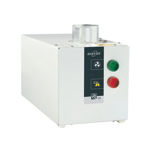 Entlüftungsaufsatz für Asecos Sicherheitsschränke, 230 V, 45 W, 35 dB, 30 Hz, geräuscharm, 200 x 400 x 200 mm (HxBxT)