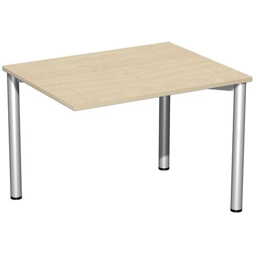 Schreibtisch - 4-Fuß Flex - Bürotisch - 720 x 1.000 x 800 mm (HxBxT) - Gestell anthrazit - Ahorn