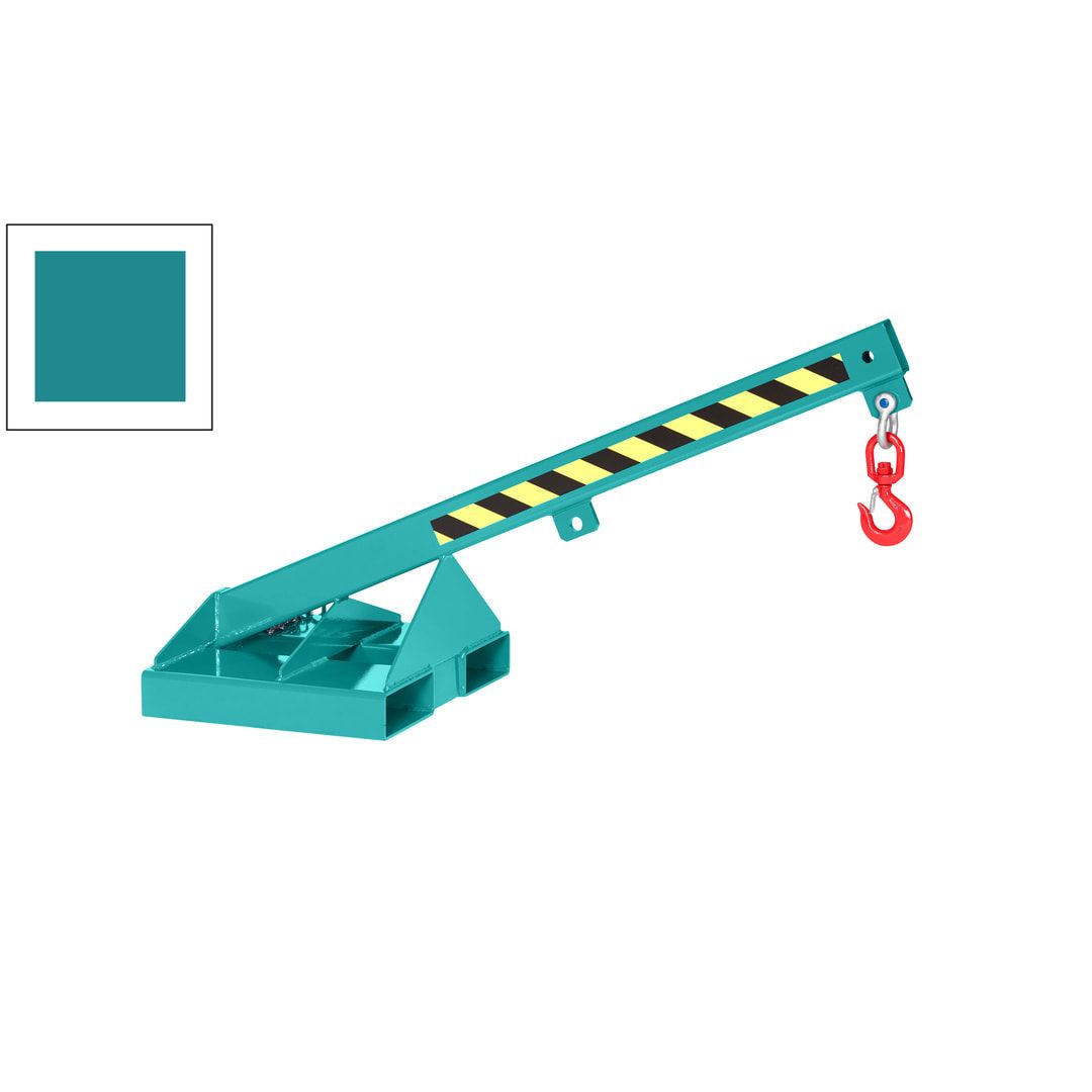 Lastarm - starr, Neigung 25 Grad - Länge 1.390 mm - Traglast 350 - 1.000 kg - enzianblau