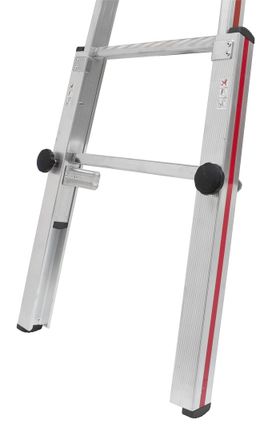 Fußverlängerungsset für Sprossenstehleitern, Länge wählbar , Verstellbereich je nach Ausführung 370 oder 1.000 mm, für Holmgröße 60 x 24 mm