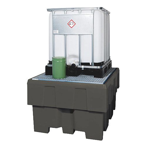 PE - Auffangwanne IBC/KTC - 860 x 1.280 x 1.660 mm (HxBxT) - Vol. 1.000 l