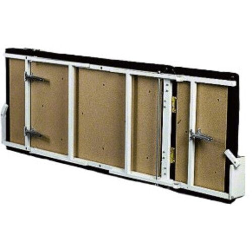 Klappbare Praxisliege, Ruheraumliege für Ärzte und Therapeuten, Schulen und Einrichtungen, nach ASR A4.2, 500 mm Liegehöhe, 700 x 2.000 mm (BxT)