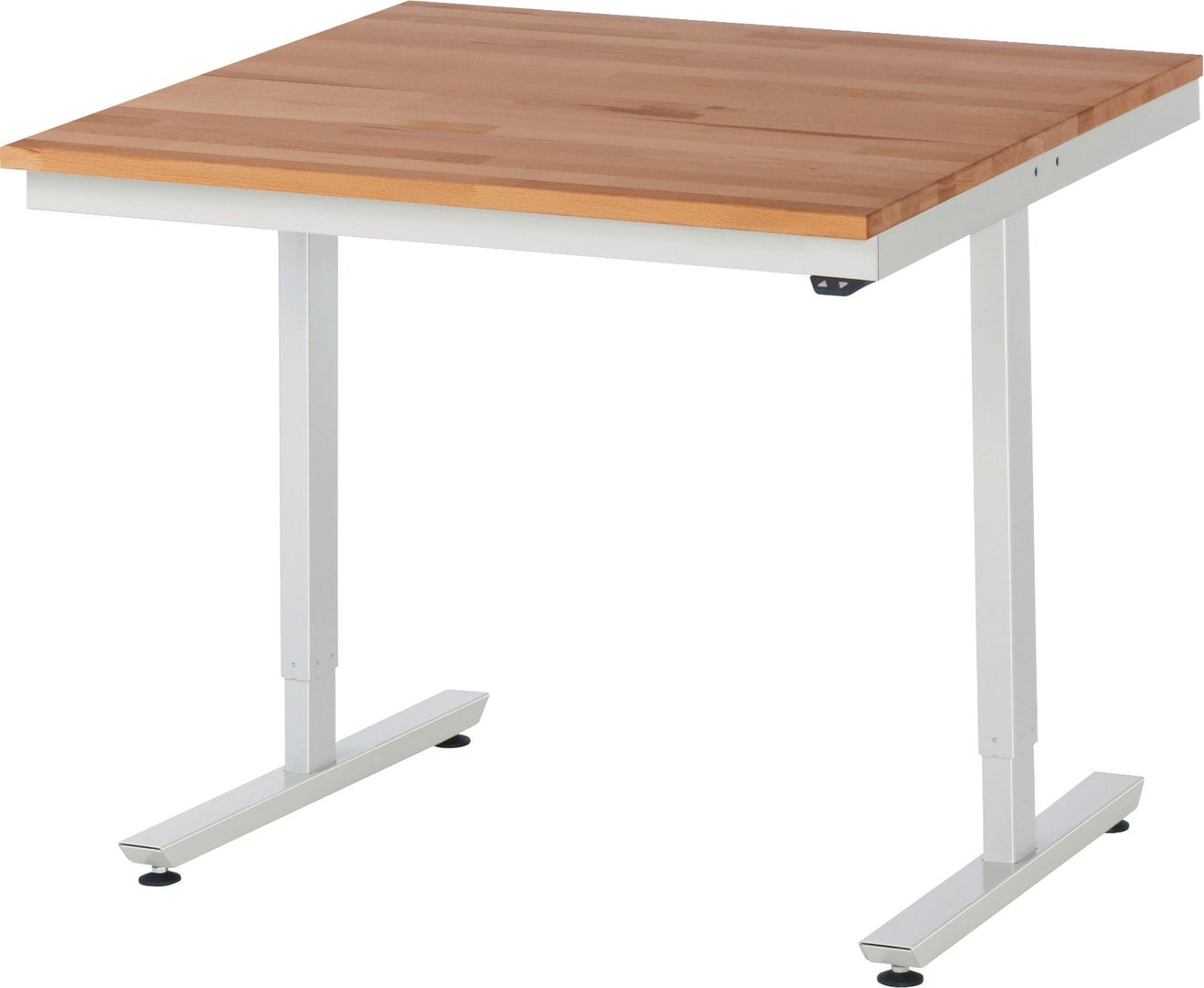 Arbeitstisch - elektrisch höhenverstellbar 720 - 1.120 mm - 1.000 x 700 mm (BxT) - Traglast 150 kg - Buche