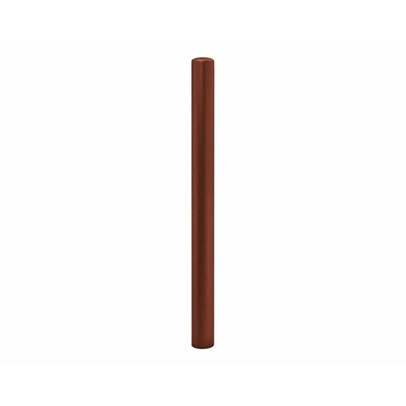 Einfacher Pfosten mit Bogenkopf - Durchmesser 76 mm - Höhe 1.000 mm - Farbe enzianblau
