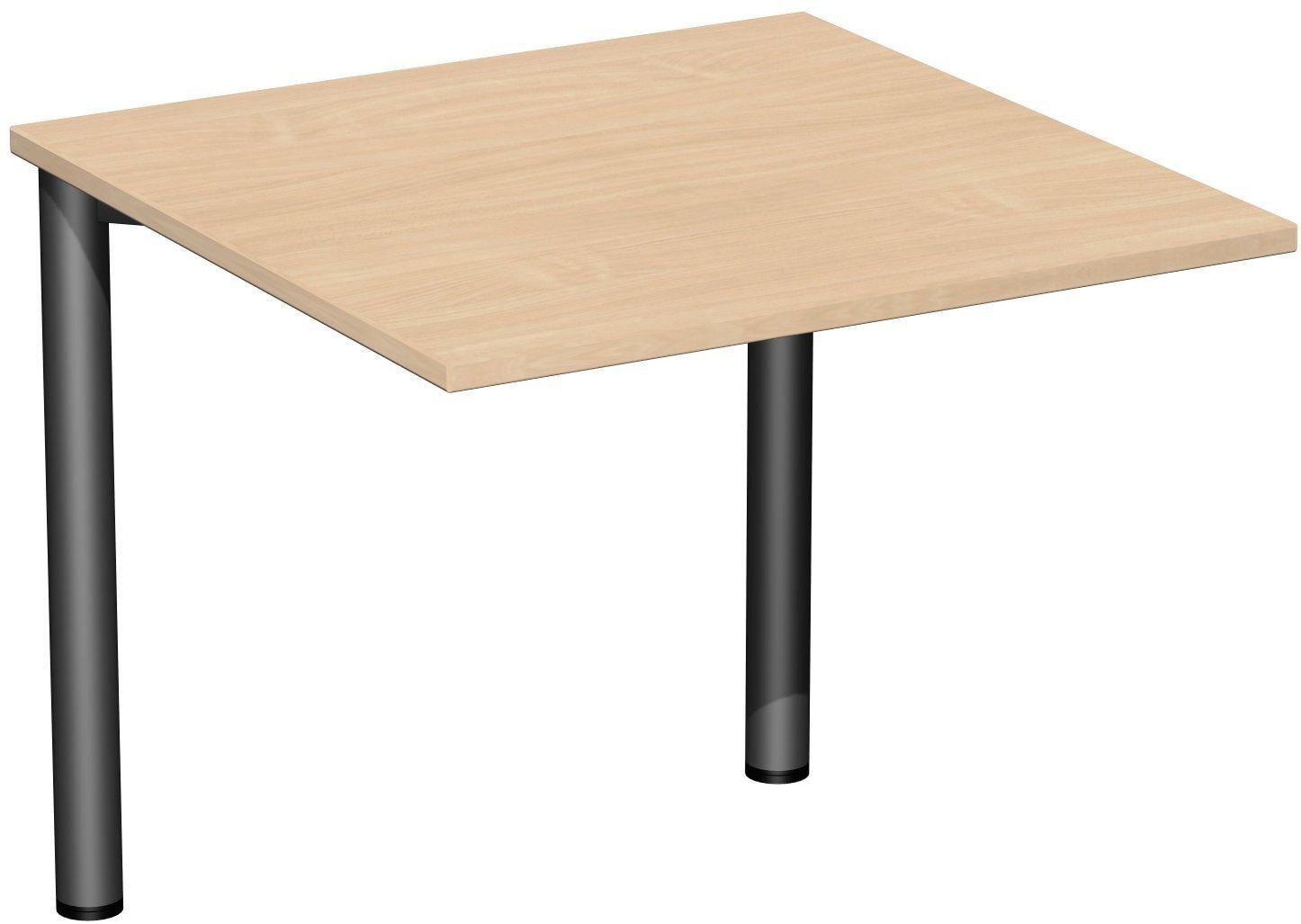 Schreibtisch - 4-Fuß Flex - Bürotisch - 720 x 1.200 x 600 mm (HxBxT) - Gestell anthrazit - Ahorn