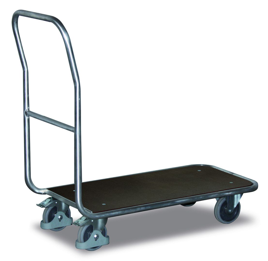 Aluminium Magazinwagen - 200kg Traglast - 440 x 845 mm Ladefläche