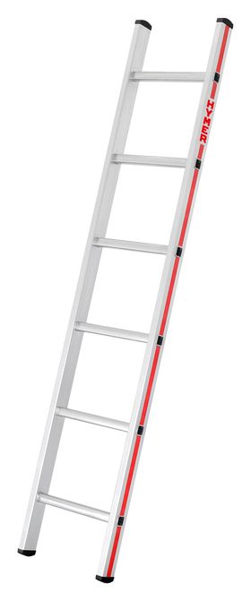 Aluminium-Sprossenanlegeleiter - Leiterinnenbreite 300 mm - Länge wählbar - Aluleiter Hymer