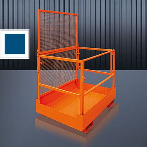 Eichinger Arbeitskorb, klappbar, für 2 Personen, 250kg NL, pulverbeschichtet, Tür seitlich, 1.980 x 1.190 x 1.200 mm (HxBxT), Farbe anthrazitgrau