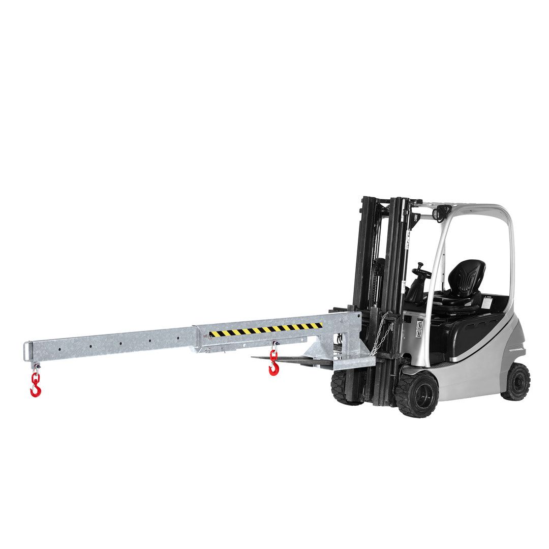 Kranarm für Gabelstapler - max. Traglast 5.000 kg - Länge 2.220 - 3.720 mm - anthrazitgrau