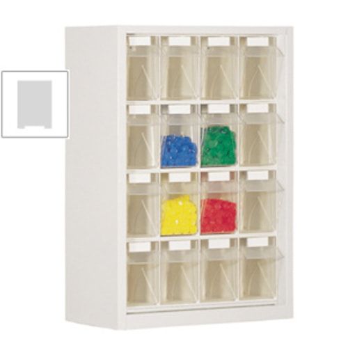 Kleinteilemagazin - Hängeschrank - 910x665x250 mm - 16 Kästen - 1 Größe - enzianblau