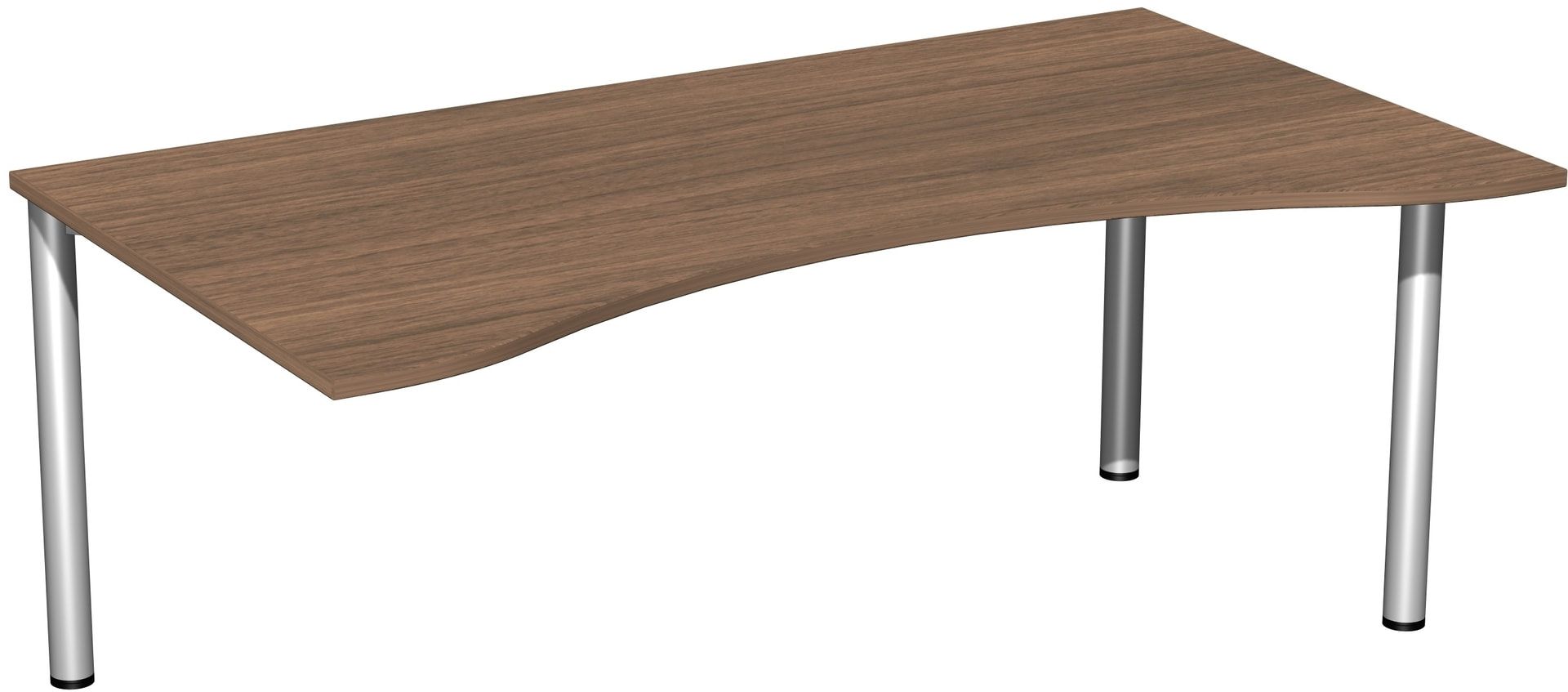 Ergo-Schreibtisch - 4-Fuß Flex - Bürotisch - 720 x 1.600 x 1.000 mm (HxBxT) - Gestell anthrazit - Ahorn