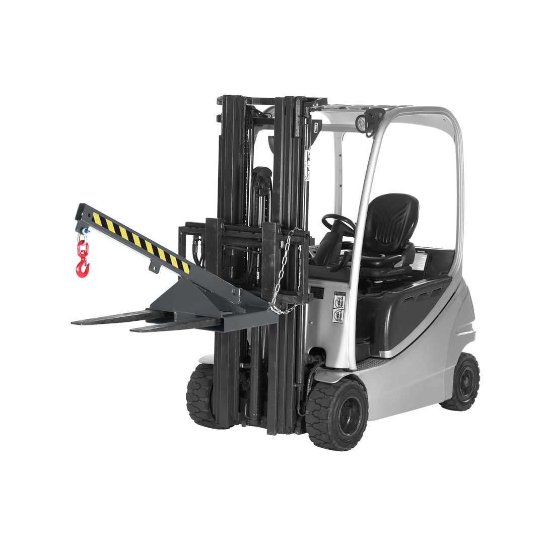 Lastarm - starr, Neigung 25 Grad - Länge 1.390 mm - Traglast 350 - 1.000 kg - enzianblau