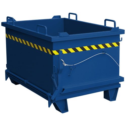 Eichinger Klappbodenbehälter, 1.000 Liter, stapelbar, Traglast 2.000 kg, Maße 1.070 x 1.000 x 1.330 mm (HxBxT), Farbe anthrazitgrau
