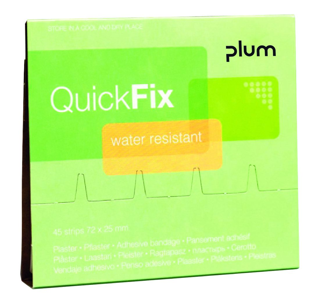 45 Pflaster wasserfest, Nachfüllset für ultraMEDIC Pflasterspender, Pflastermaß 72 x 25 mm (BxT), einzeln verpackt