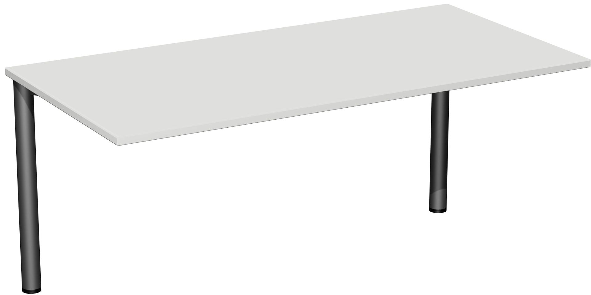 Schreibtisch - 4-Fuß Flex - Bürotisch - 720 x 1.200 x 600 mm (HxBxT) - Gestell anthrazit - Ahorn