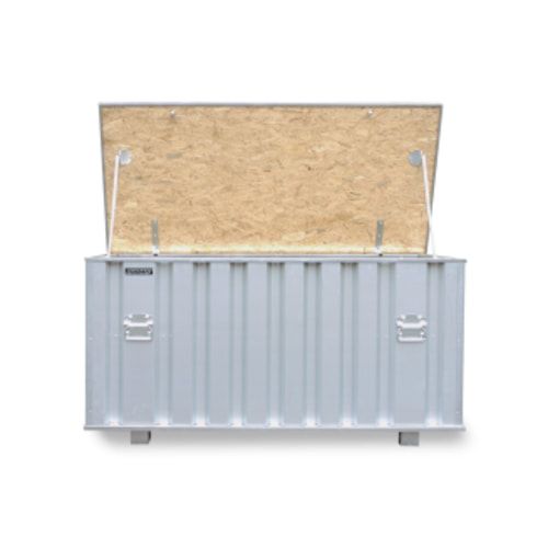 Lagerbox, Werkzeugbox, Transportbox, Magazinbox 890 x 1.790 x 860 mm (HxBxT), mit klappbaren Tragegriffen