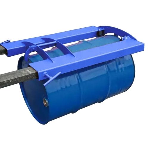 Eichinger Fassgreifer für liegende 220 Liter Sickenfässer, Traglast 300 kg, 125 x 710 x 990 mm (HxBxT), Greifhaken, Farbe: anthrazitgrau (RAL 7016)