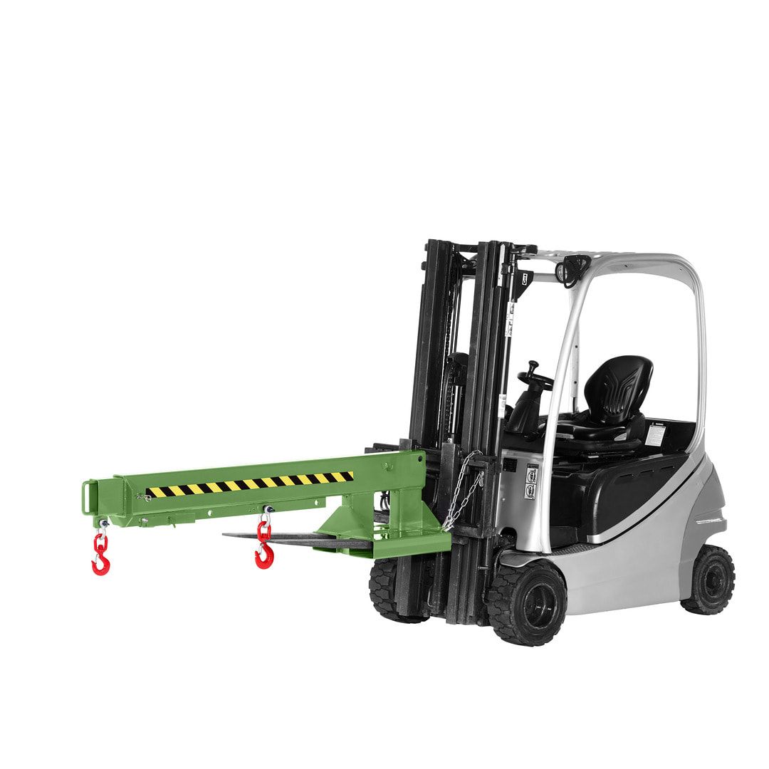 Kranarm für Gabelstapler - max. Traglast 5.000 kg - Länge 2.220 - 3.720 mm - anthrazitgrau