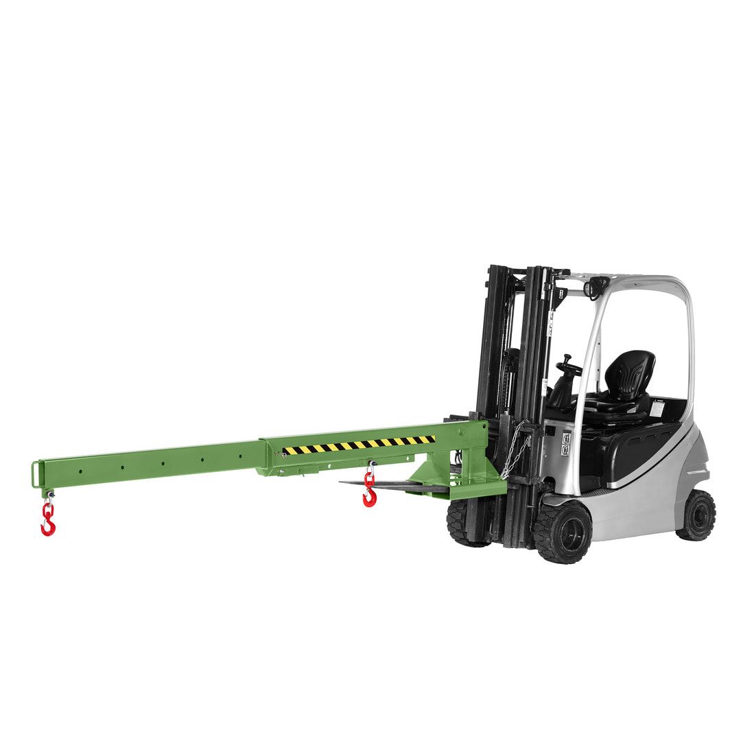 Kranarm für Gabelstapler - max. Traglast 5.000 kg - Länge 2.220 - 3.720 mm - anthrazitgrau