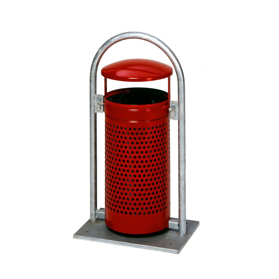 Abfallbehälter - Volumen 65 Liter - Mülleimer - Abfalleimer - Farbe gelb/grün