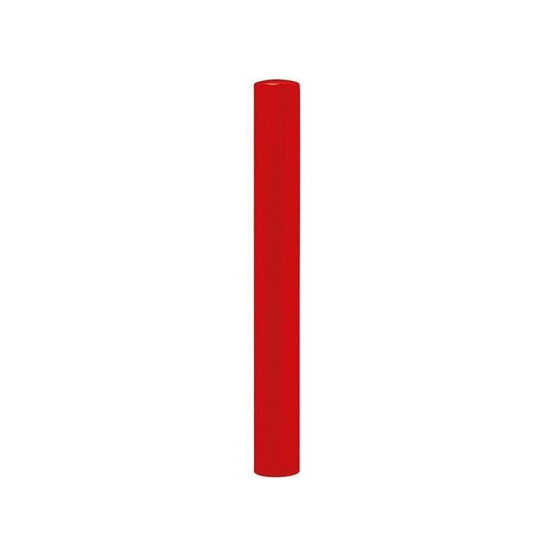 Einfacher Pfosten mit Bogenkopf - Durchmesser 114 mm - Höhe 1.000 mm - Farbe enzianblau