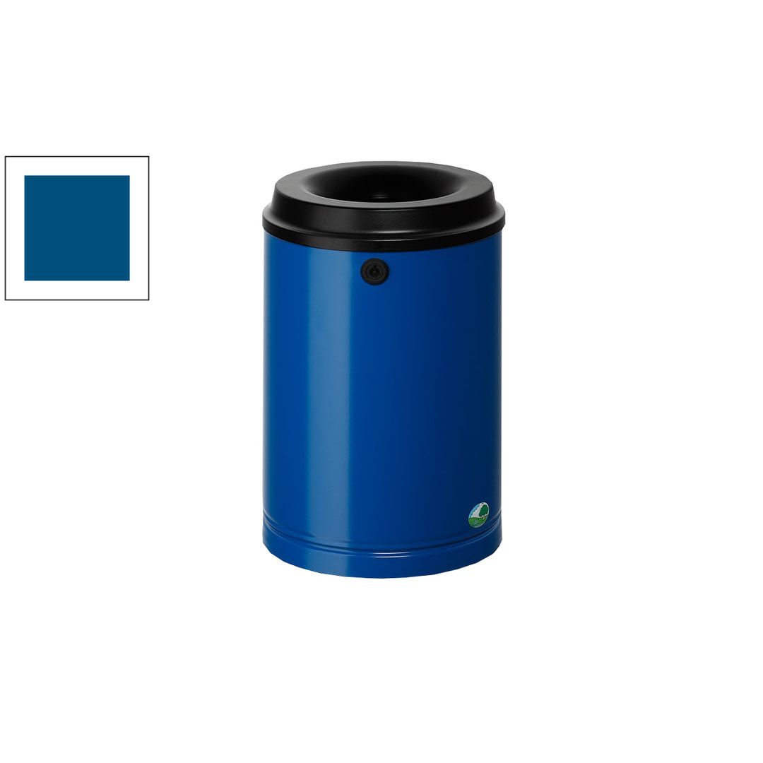 Papierkorb - Mülleimer - rund - Volumen 15 l - 390 x 250 x 250 mm (HxBxT) - Antik silber
